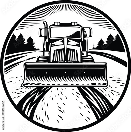 Ice Road Snowplowing Service - Safe Winter Road Maintenance