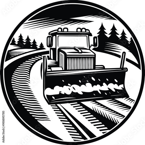 Ice Road Snowplowing Service - Safe Winter Road Maintenance