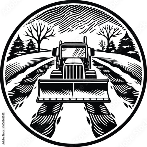 Ice Road Snowplowing Service - Safe Winter Road Maintenance