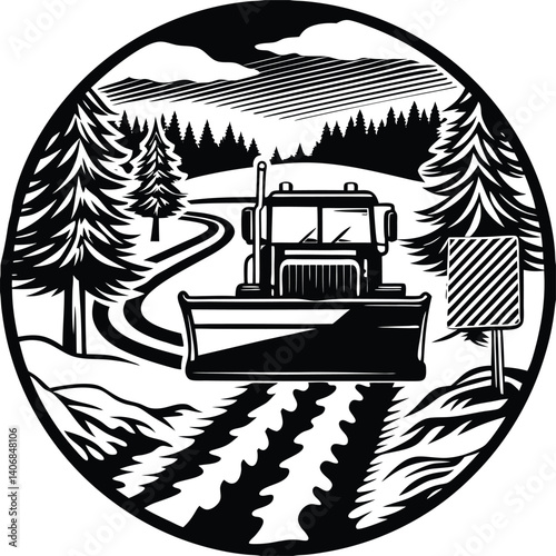 Ice Road Snowplowing Service - Safe Winter Road Maintenance