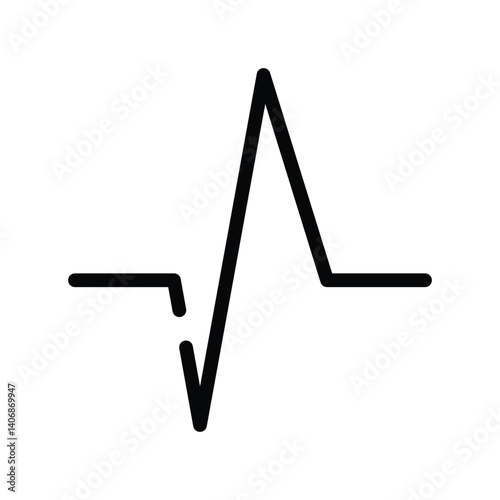 Pulse icon design template