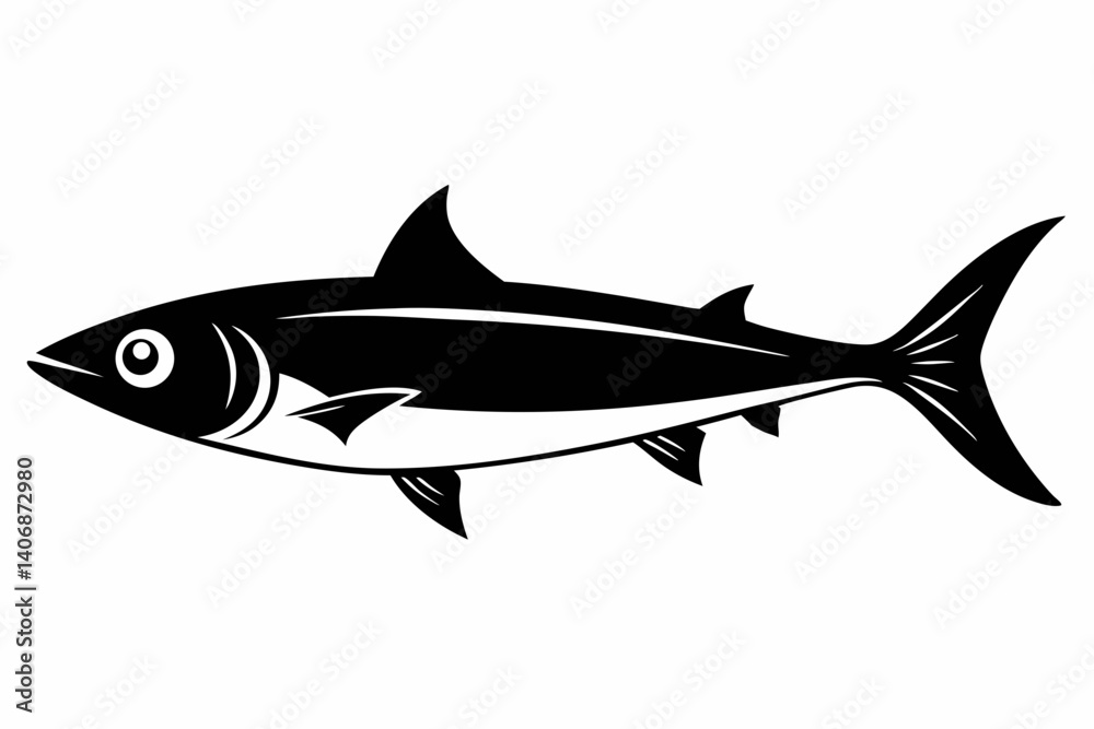 Fototapeta premium panda silhouette line art vector illustration