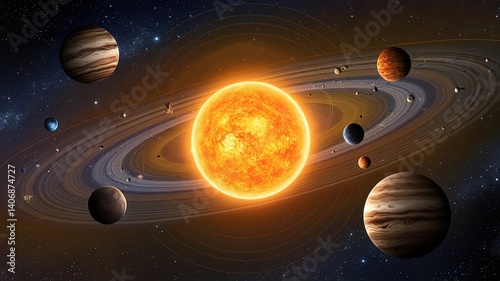 planet in space