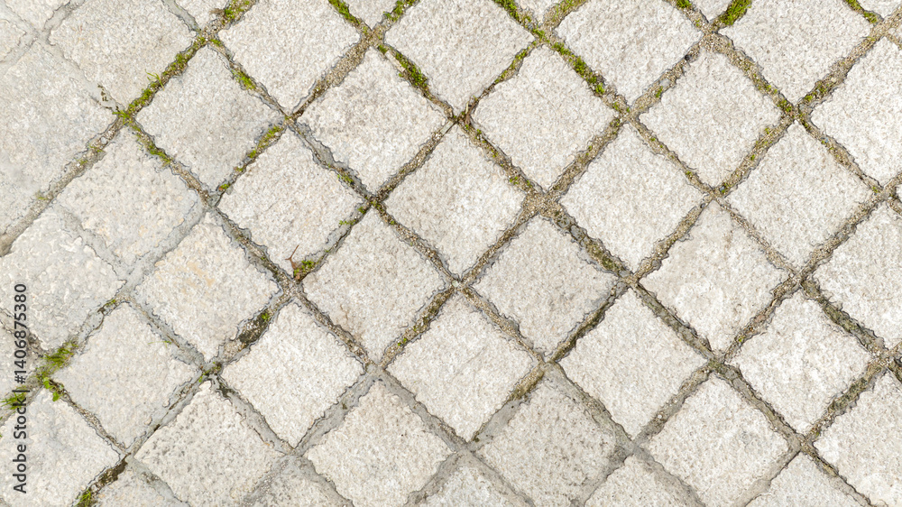 Texture of an urban tessellated floor. Ideal for texture, pattern and background.