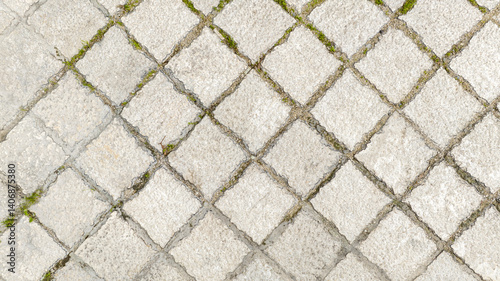 Obraz na płótnie Texture of an urban tessellated floor. Ideal for texture, pattern and background. w salonie