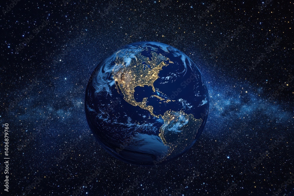 Obraz premium planet earth in space