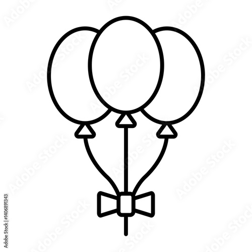 Wallpaper Mural balloon outline icon Torontodigital.ca