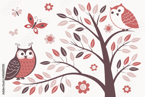 owl on a branch