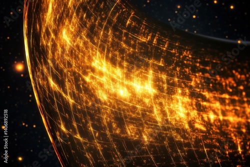 abstract background with space and light