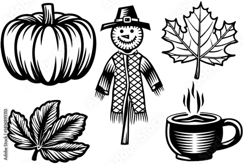 thanksgiving day icons