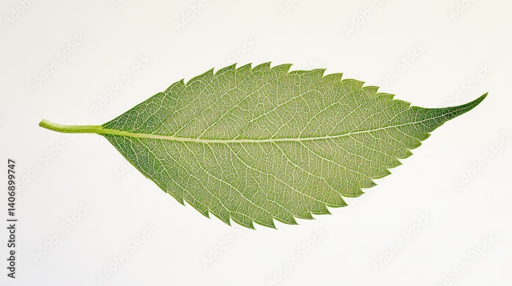 Fototapeta premium photograph hemp leaf isolated