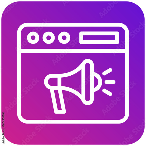 Web Promotion Vector Icon Design Illustration