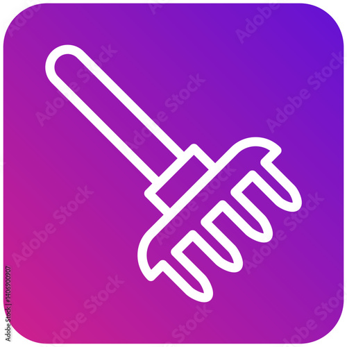 Pitchfork Vector Icon Design Illustration