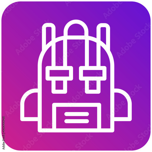 Bagpack Vector Icon Design Illustration