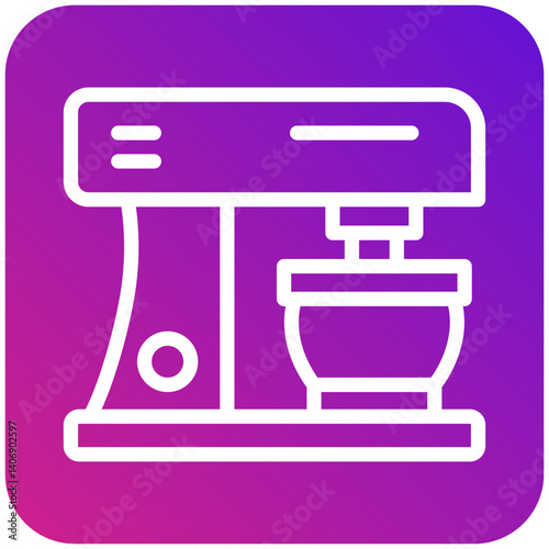 Mixer Vector Icon Design Illustration