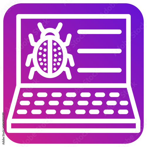 Malware Vector Icon Design Illustration