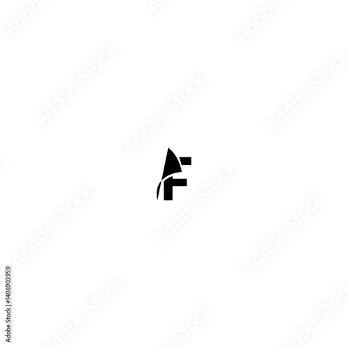 f letter vector logo company design