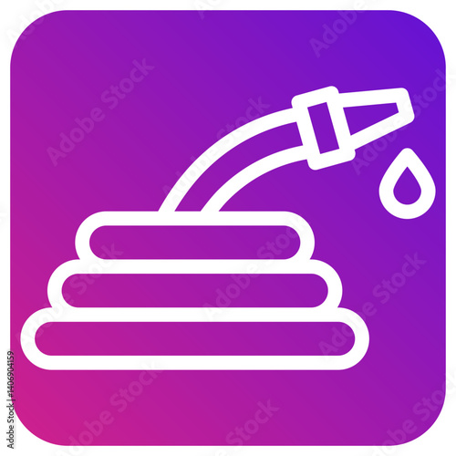 Water hose Vector Icon Design Illustration