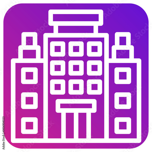 Hotel Vector Icon Design Illustration
