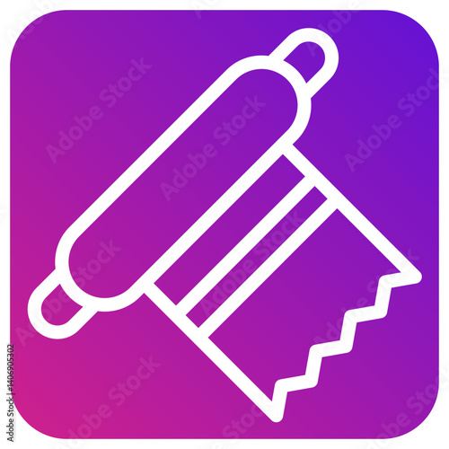 Plastic wrap Vector Icon Design Illustration