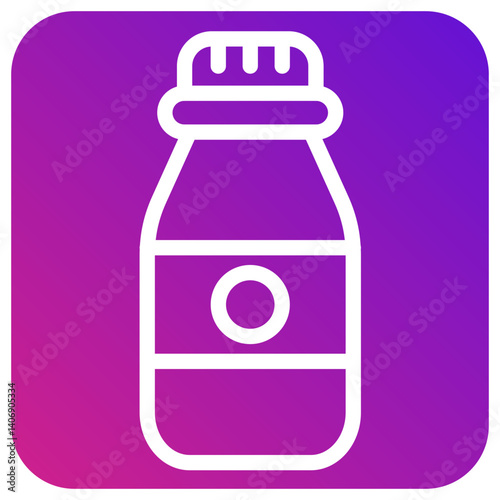 Vial bottle Vector Icon Design Illustration