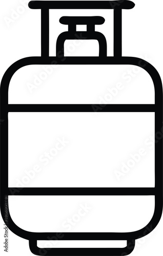 gas cylinder logo, icon, vector art, image, graphics,