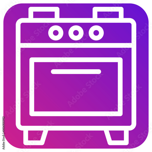 Oven Vector Icon Design Illustration