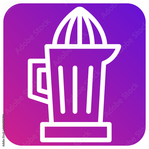 Citrus juicer Vector Icon Design Illustration