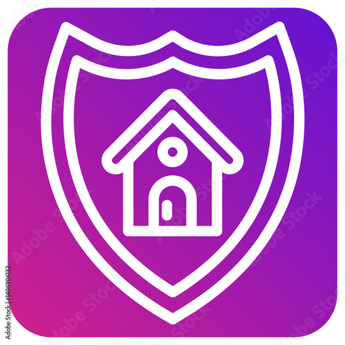 House protection Vector Icon Design Illustration