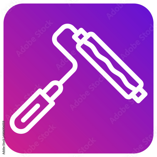 Paint roller Vector Icon Design Illustration