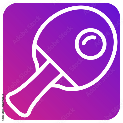 Ping pong Vector Icon Design Illustration