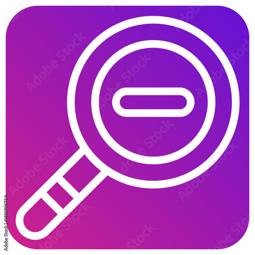 Zoom out Vector Icon Design Illustration