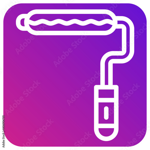 Paint roller Vector Icon Design Illustration