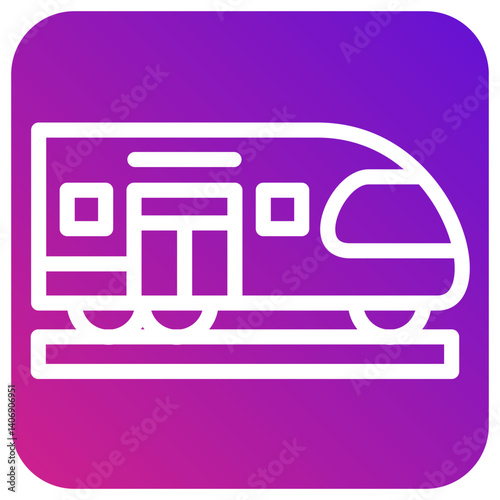 Train Vector Icon Design Illustration