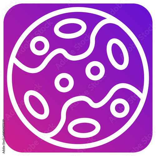 Pluto Vector Icon Design Illustration