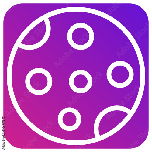 Moon phase Vector Icon Design Illustration