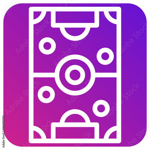 Soccer field Vector Icon Design Illustration