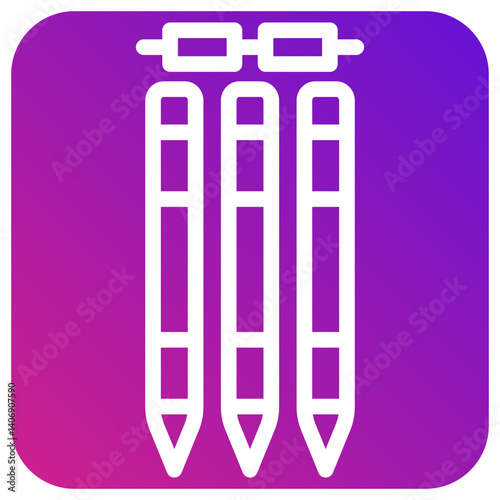 Wickets Vector Icon Design Illustration
