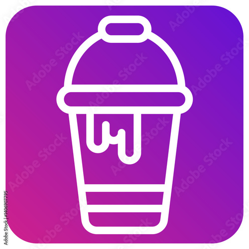 Paint bucket Vector Icon Design Illustration