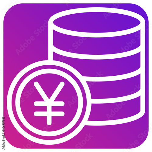 Yen Vector Icon Design Illustration