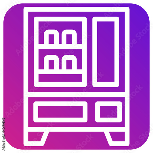 Vending machine Vector Icon Design Illustration