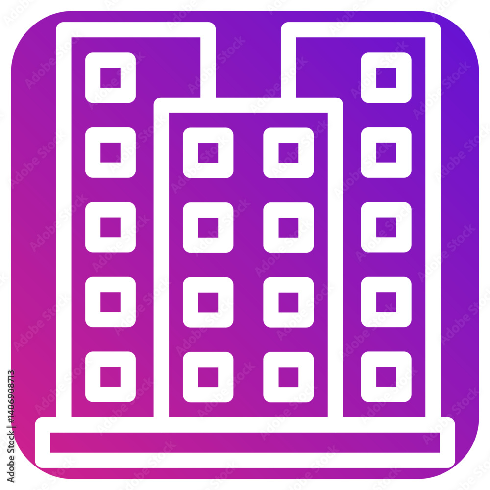Skycraper Vector Icon Design Illustration Skycraper Vector Icon Design Illustration