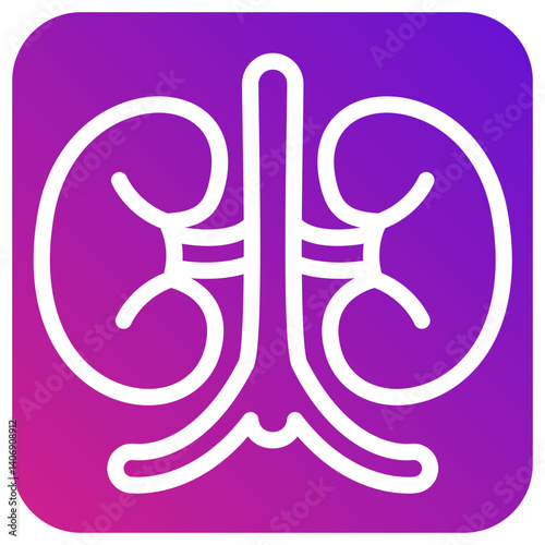 Kidney Vector Icon Design Illustration