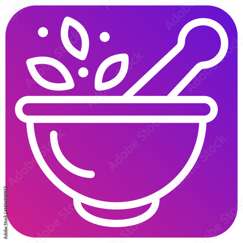 Mortar Vector Icon Design Illustration