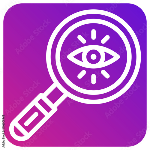 Eye search Vector Icon Design Illustration