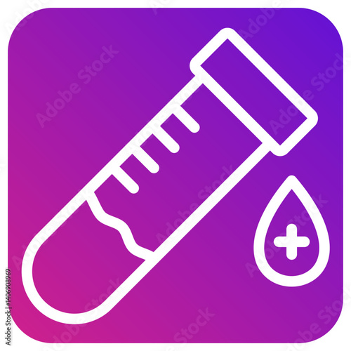 Blood sample Vector Icon Design Illustration