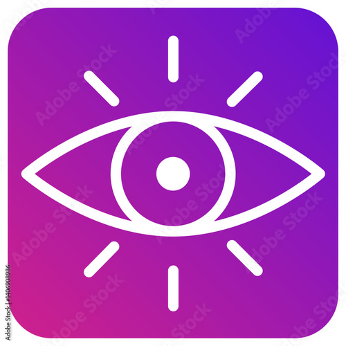 Eye Vector Icon Design Illustration