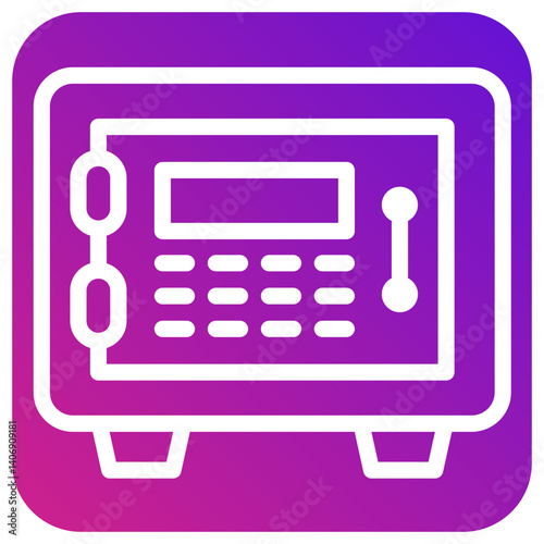 Safe box Vector Icon Design Illustration