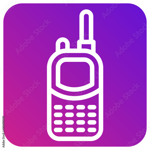 Walkie talkie Vector Icon Design Illustration