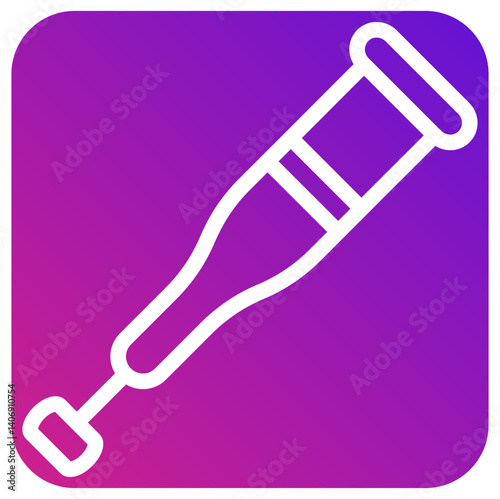 Crutches Vector Icon Design Illustration